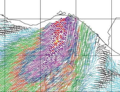 High resolution (12.5 km) QuikSCAT