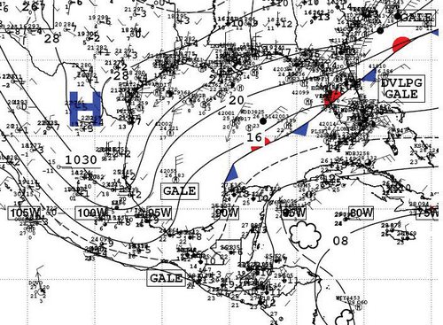 National Weather Service Unified Surface Analysis