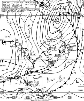 OPC North Atlantic Surface Analysis