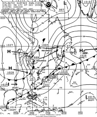 OPC North Atlantic Surface Analysis