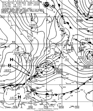 OPC North Atlantic Surface Analysis