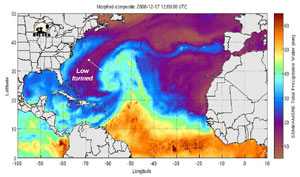 CIMSS Morphed Integrated Microwave Imagery - total precipitable water from 1200UTC 17 Dec