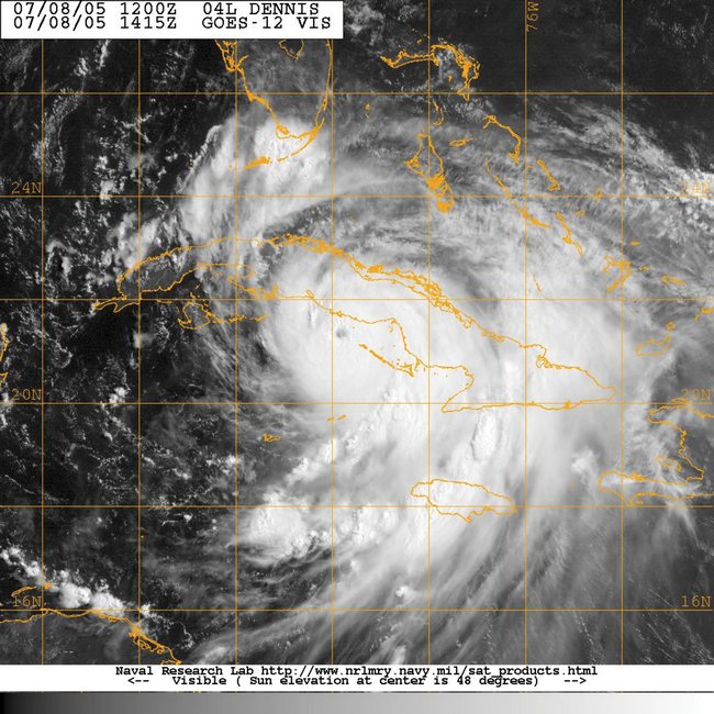 Figure 3. Hurricane Dennis 