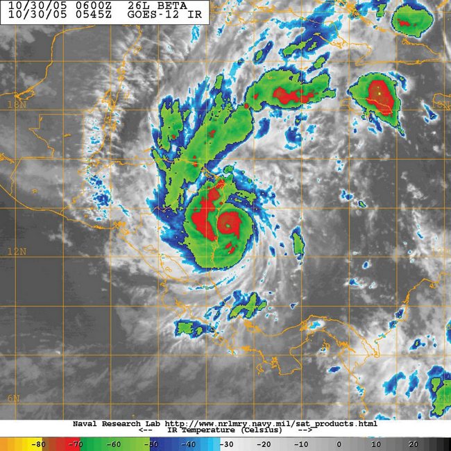 Figure 9. Hurricane Beta 