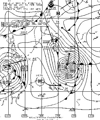 OPC North Pacific Surface Analysis charts