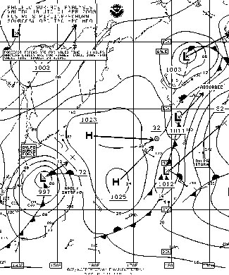 OPC North Pacific Surface Analysis charts