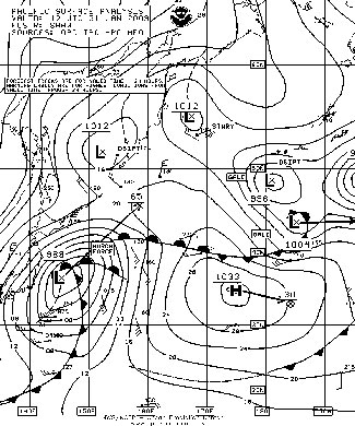 OPC North Pacific Surface Analysis charts