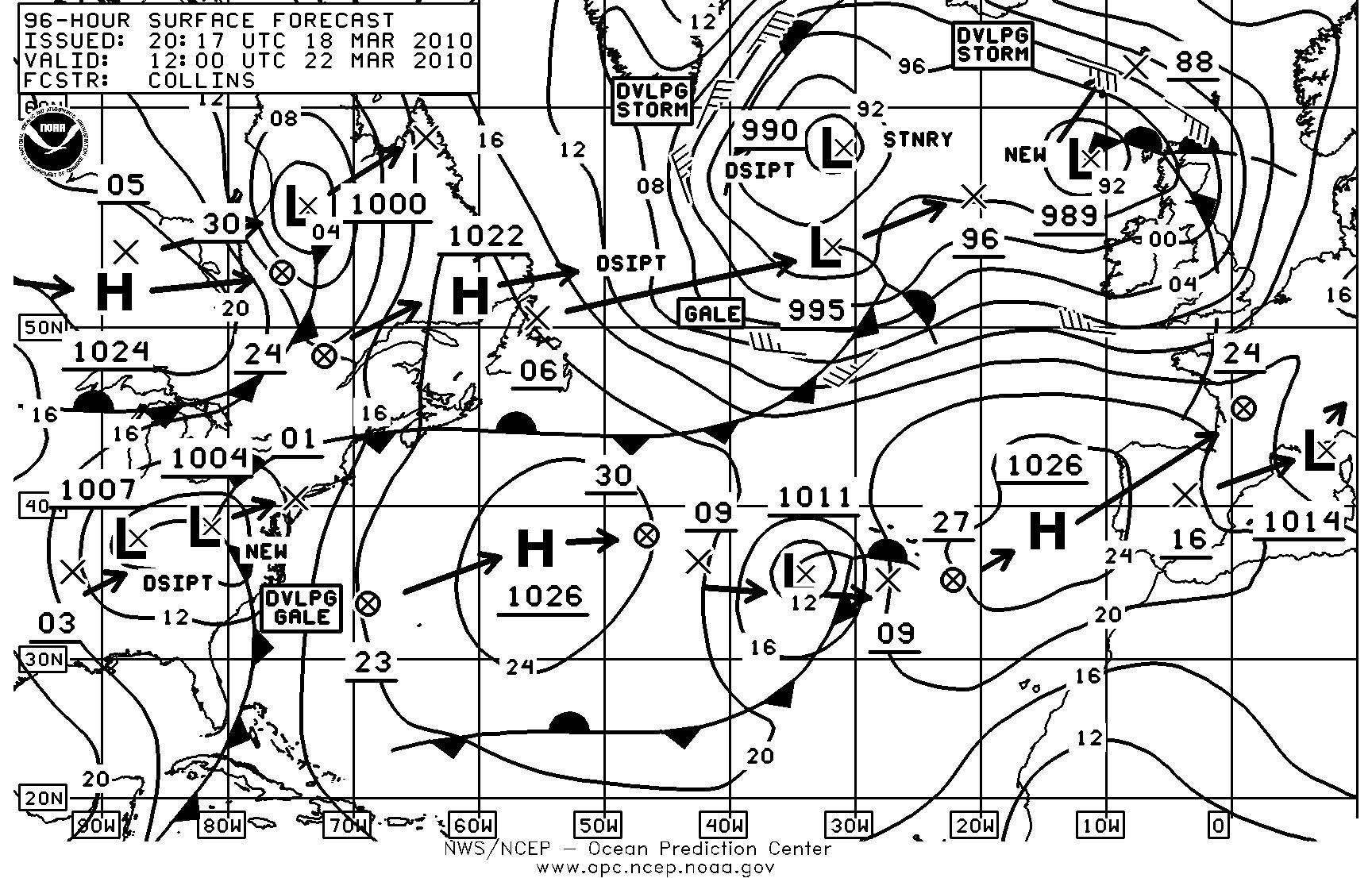 Weather Fax NOAA.