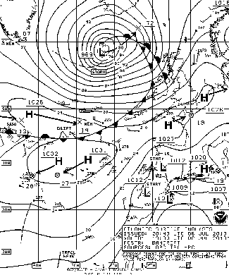 OPC North Atlantic Surface Analysis charts