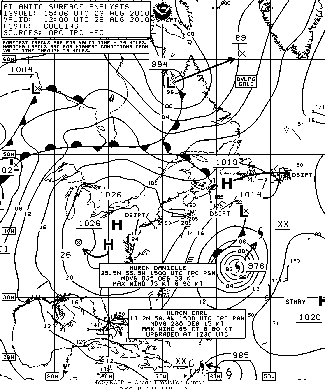 OPC North Atlantic Surface Analysis charts