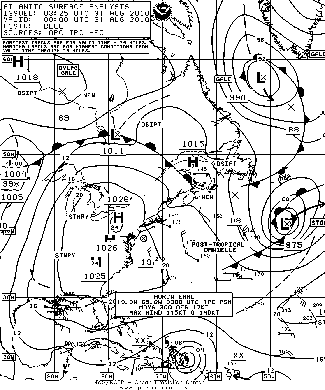 OPC North Atlantic Surface Analysis charts