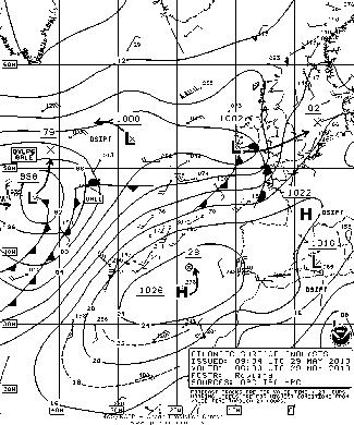 OPC North Atlantic Surface Analysis charts