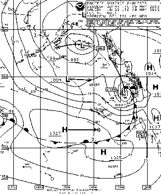 OPC North Pacific Surface Analysis charts